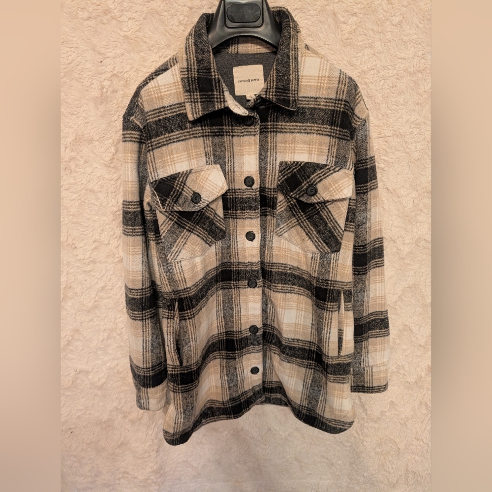 Plaid Button-Up Shirt - Picture 2 of 4